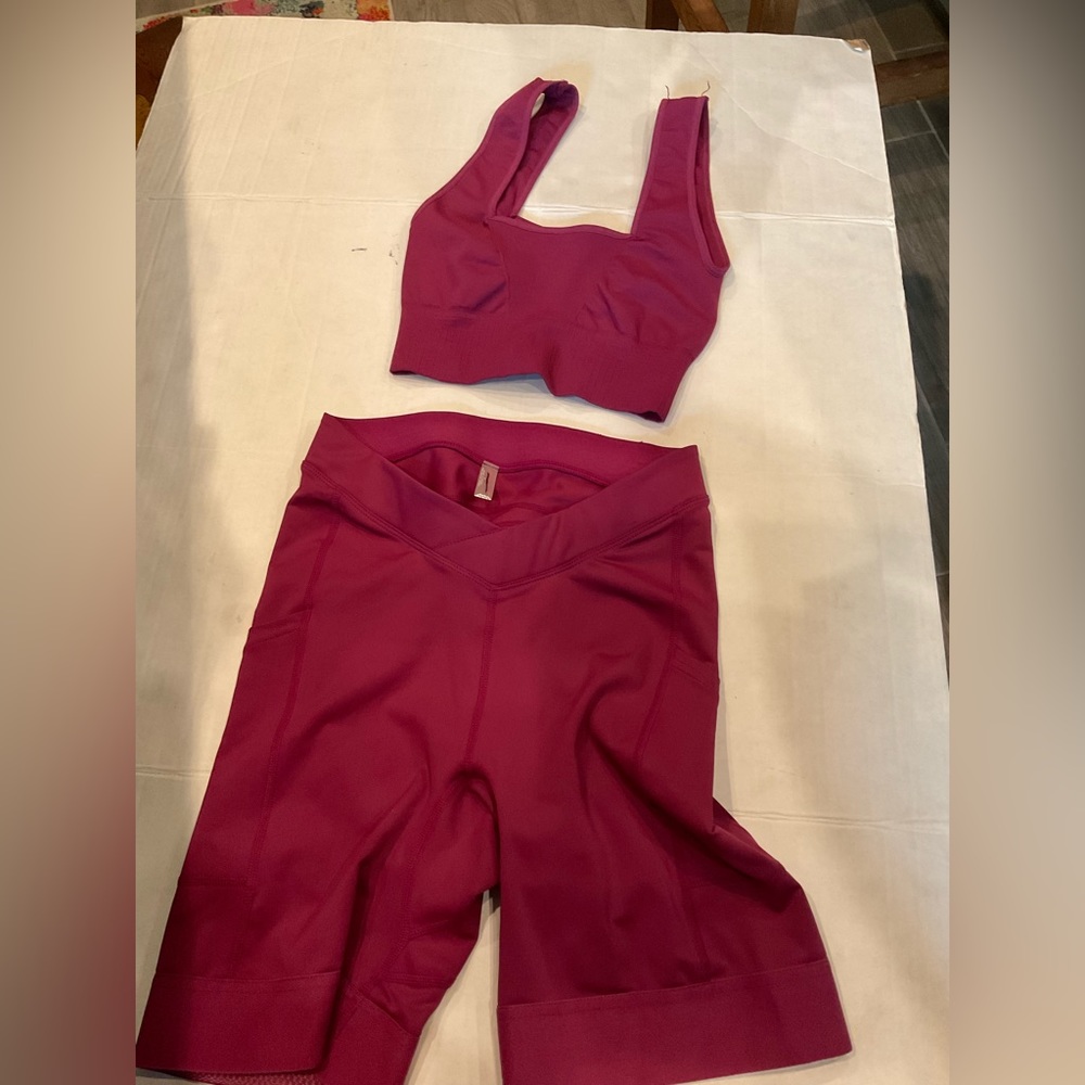Free People Good Karma Square Neck bra and shorts